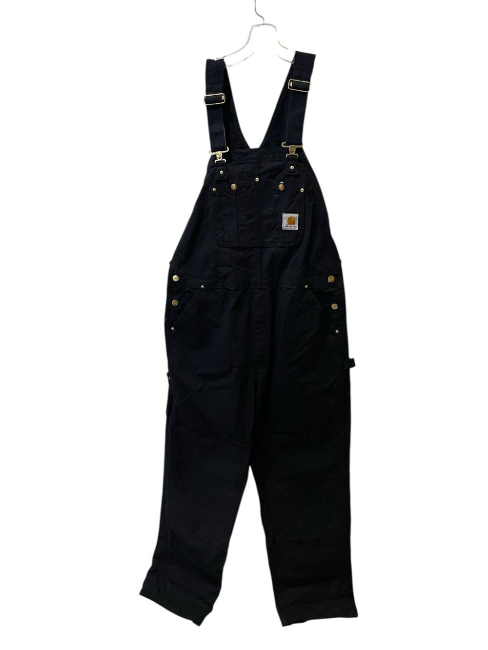 Carhartt Duck Black Gold Detailing Bib Overalls R01 40x34
